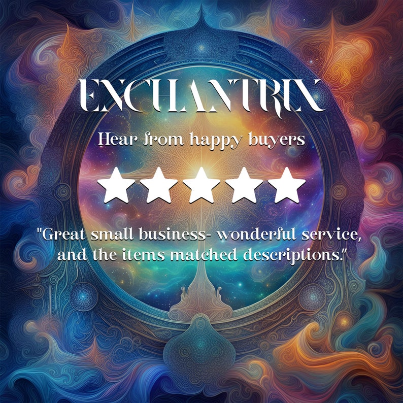 Hear from happy buyers: "Great small business- wonderful service, and the items matched descriptions."