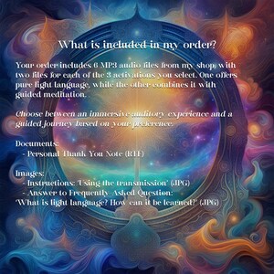 What is included in my order?