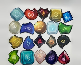 FFXIV soul crystals job 2" stickers