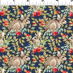 Hedgehog Hollow by In the Beginning - Bunnies - Blue by the yard