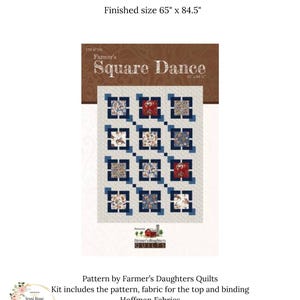 Farmer's Square Dance Quilt Kit