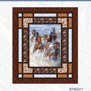Mounted: A physical pattern by Bound to Be Quilting