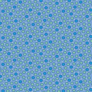 Sunny Days - Blue/Green Floral by Marcus Prints by the YARD 2785