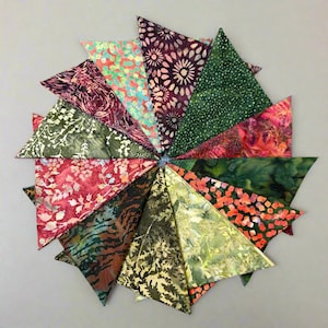 Hoffman Bali Batik Club fat quarter monthly club - December 2024 - Holiday Delight