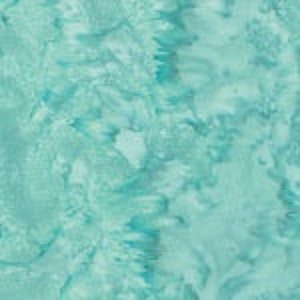 Hoffman Bali Watercolor Batik 1895-41-Aqua