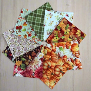 Fat Quarter Bundle - Gather with a Grateful Heart - 9 fat quarters