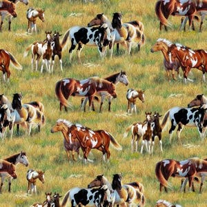 Gouden Scenic Pasture Buddies van Elizabeths Studio op maat 2803