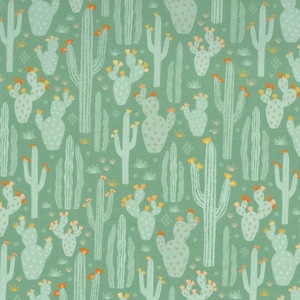 Wild West Wonder - Wild West Cactus Green Tea by Michael Miller Fabrics by the yard 3658