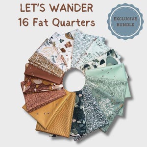 Let's Wander Fat Quarter-bundel – Casey Cometti voor Riley Blake Designs 6533