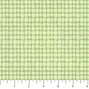 Sunny Safari - Green Check by Northcott by the yard 3909
