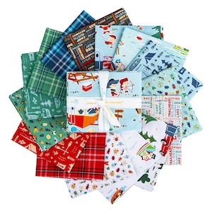 Happy Haven Fat Quarter-paket av Riley Blake - 15 fat quarters