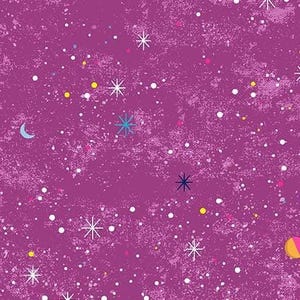 Deep Space Purple par Michael Miller Tissus par mètre 3851