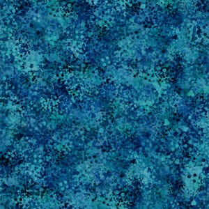 108" Wide Quilt Back - Confetti Digital - Mystic Blue by the yard 3127