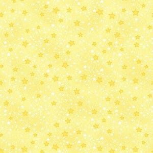 AE Nathan Comfy Flannel - Yellow Stars by the yard 4025