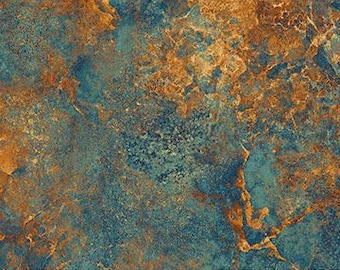 Fabric by the yard - Stonehenge Gradations II - Oxidized Copper Quartz 4754