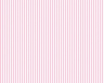 Fabric by the yard - Stripes 1/8-inch Peony by Riley Blake Designs 5576