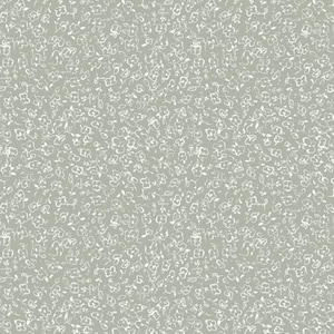 Green/Ivory Floral Doodle by Wilmington Prints by the yard 3679