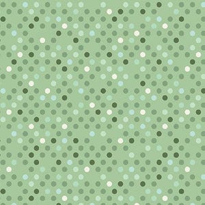 Dazzle Dots 2 - Confetti Drop Leaf by Benartex by the yard 3832