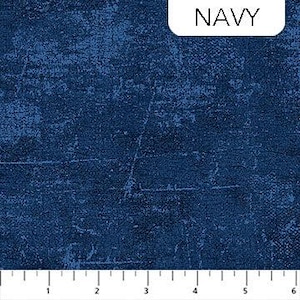 Canvas (100% quilting cotton) - Navy by Northcott by the yard 4504