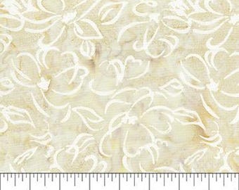 Banyan Classics - Ivory Batik Große Blumen von Northcott 3404