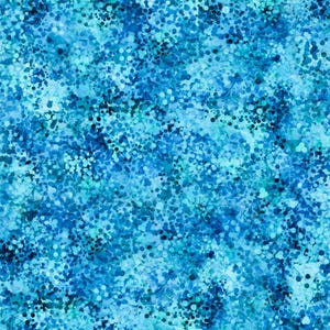 108" Wide Quilt Back - Confetti Digital - Lagoon by the yard 3348