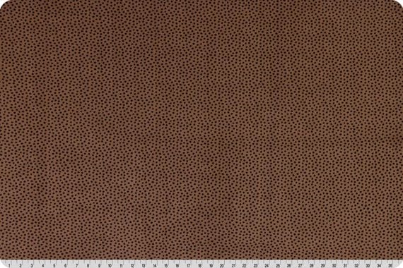 Shannon Fabrics - Extra Wide Dottie Cuddle® Cocoa by the yard 4147