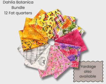 Dahlia Botanica Fat Quarter-bundel - 12 Fat Quarters 6800