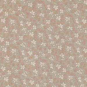 Grandma&#39;s Memories Tan/Pink Floral by Choice Fabrics by the YARD