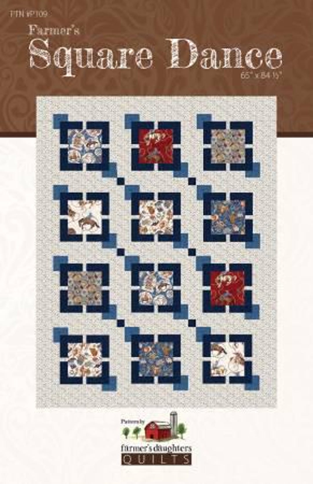 Farmer's Square Dance - A Physical Pattern by Farmer's Daughters Quilts ...