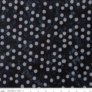 Tecido vendido por metro - Elementals Polka Pop Batiks - Dark Skies por Riley Blake 6835