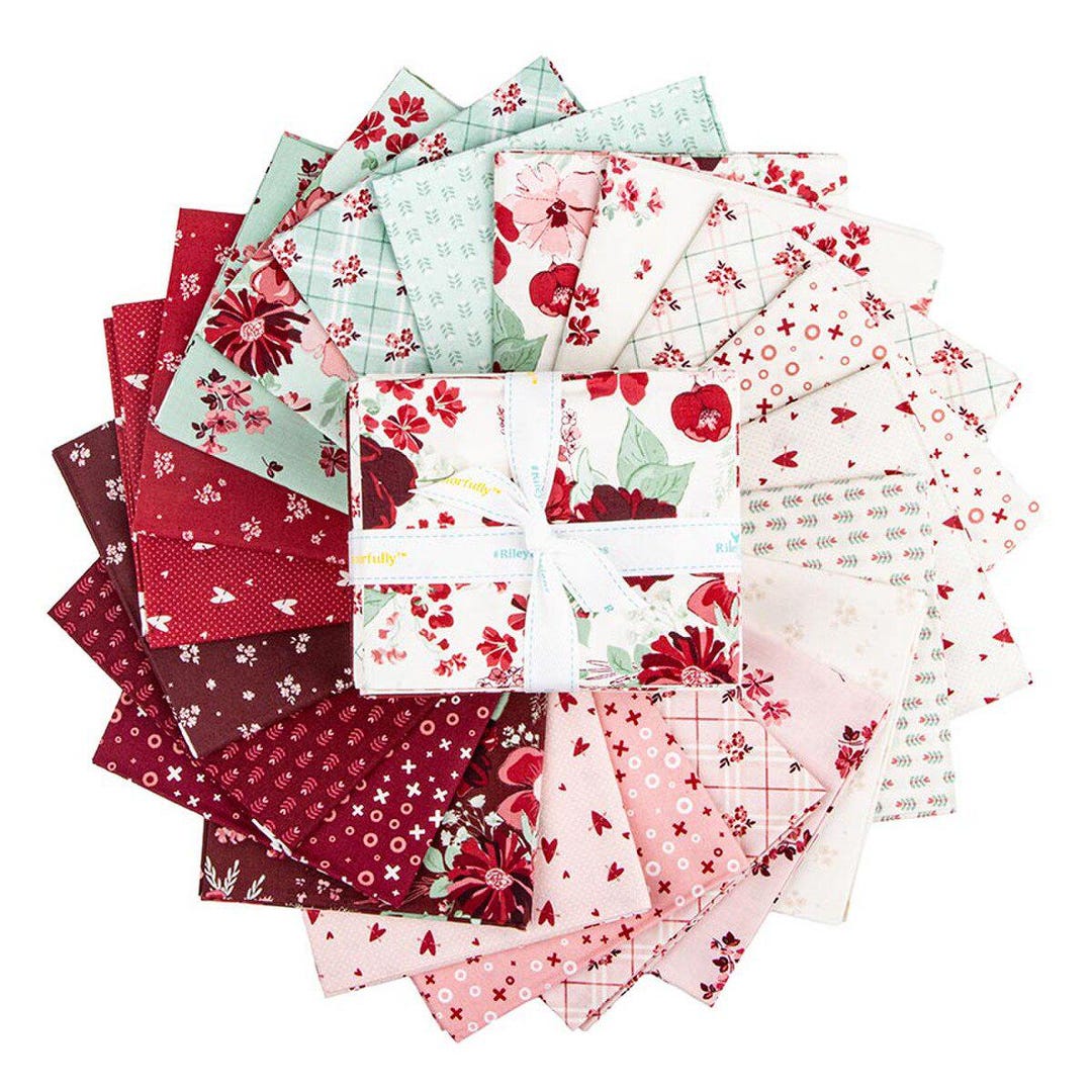 Love You Always Fat Quarter Bundle by Sandy Gervais for Riley Blake ...