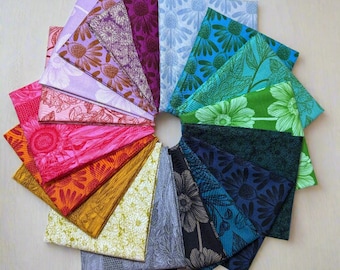 Fat Quarter Bundle - Indelible by Anna Maria Textiles for Northcott - 18 fat quarters