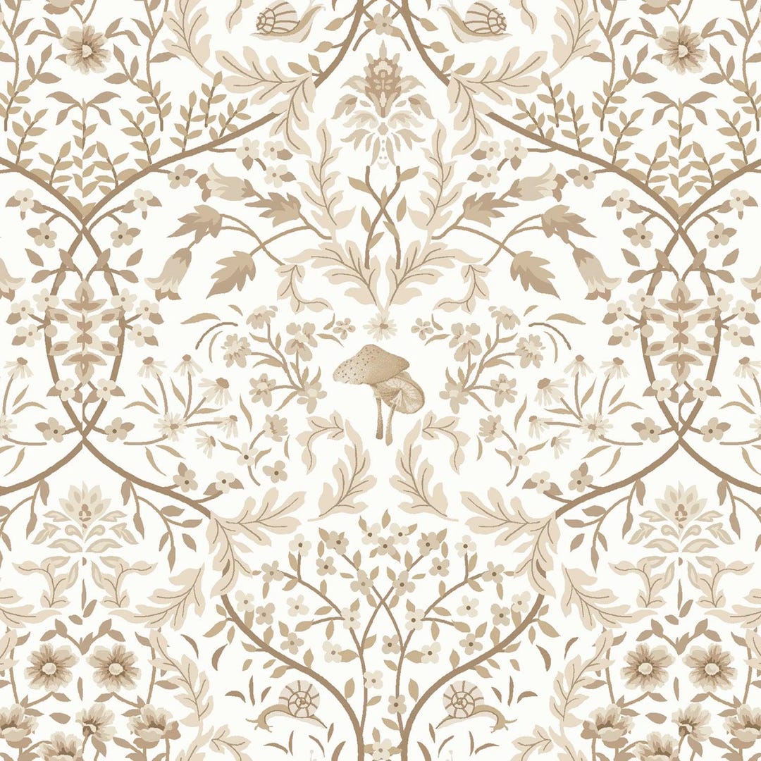 Ashdown Forest - White Ogee by Chelsea Design Works by the Yard 4803 - Etsy