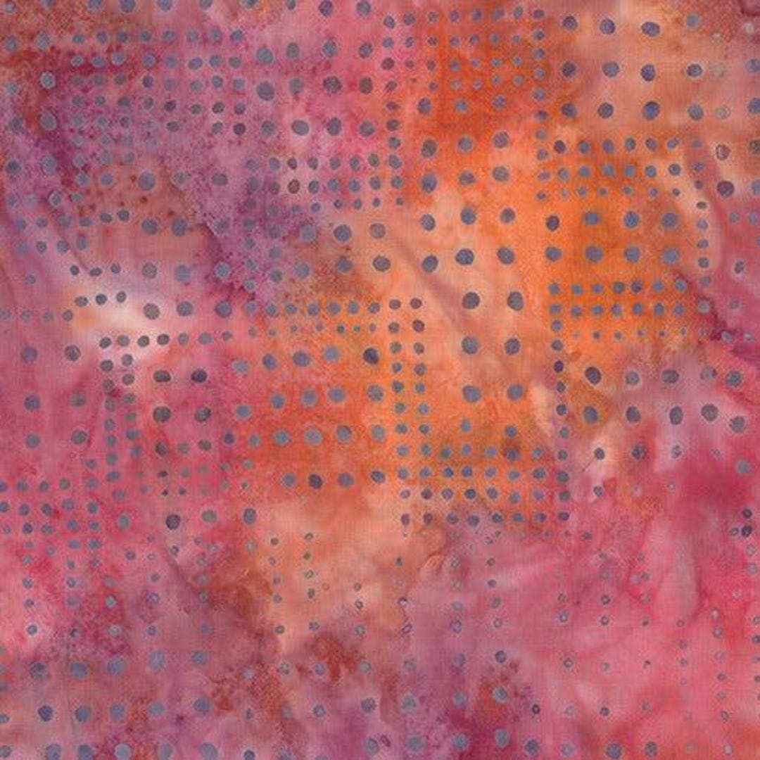 Bali Dot Craze - Variegated Dots Fruit Punch by Benartex by the