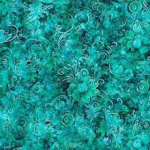 108&quot; Wide Quilt Back - Queens Garden #36 by the yard 2575