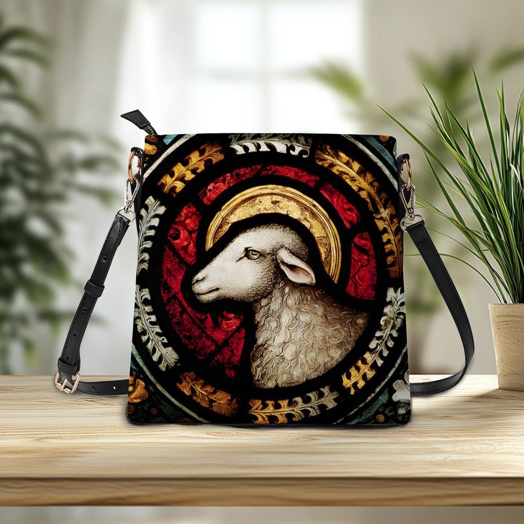 Forest Creatures Crossbody Bag: Owl, Raven, Moth - Dark Cabin Hobo Bag