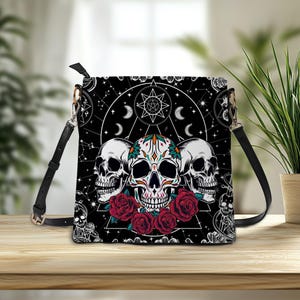 【Anyone more】Skull Bobusang Crossbody Bag Skull Messenger Bag Crossbody Bag for Men Bag for Women - Etsy