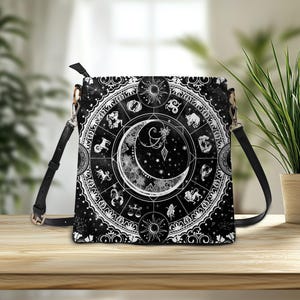 Whimsical Vintage Victorian Skull Crossbody Bag Natural Fairy Core Shoulder Bag Botanical Whimsy
