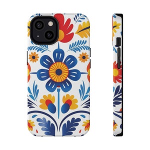 Floral Phone Case - iPhone and Android - Vibrant and Stylish Design - Impact-Resistant Cases - Flowers - Iphone Android