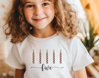 Camiseta personalizada de cumpleaños para niños, niños pequeños, bebés y recién nacidos