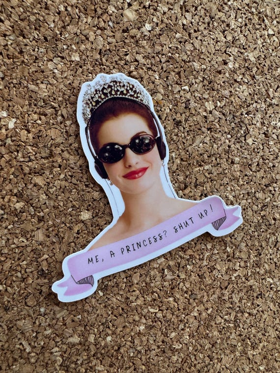 Princess Diaries Gloss Sticker for laptop, waterbottle and more