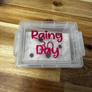 Rainy Day Cash Savings Box