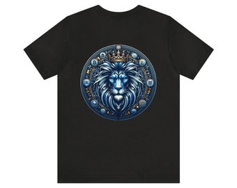 T-shirt graphique exclusif Crypto King Lyon Unleash the Digital Roar