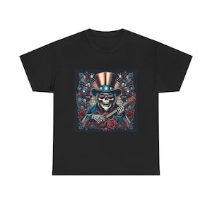 Grateful Dead Uncle Sam Unisex T Shirt Vintage Bella Canvas 3001 Graphic Tee