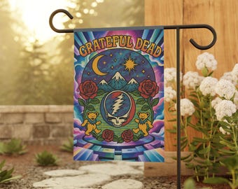 グレイトフル・デッドのブラックライトポスター、ダンシングベア