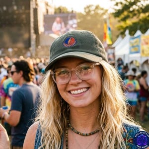 Vintage Corduroy Grateful Dead Hat | Embroidered Steal Your Face Cap