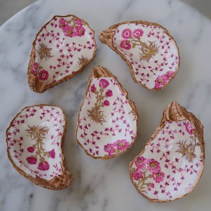 Oyster Shell Jewelry Dish | Decorative Oyster Shell