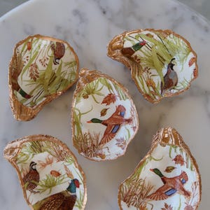 Oyster Shell Jewelry Dish | Decorative Oyster Shell