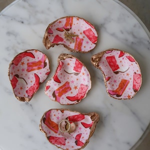 Oyster Shell Jewelry Dish | Decorative Oyster Shell