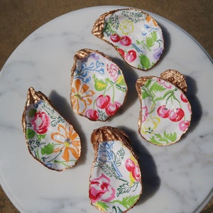 Oyster Shell Jewelry Dish | Decorative Oyster Shell